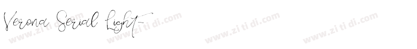 Verona Serial Light字体转换 Verona Serial Light字体转换